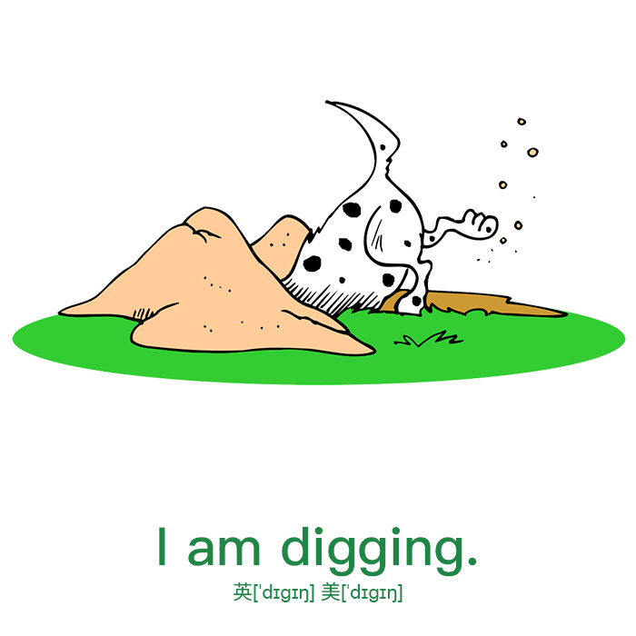 I am digging