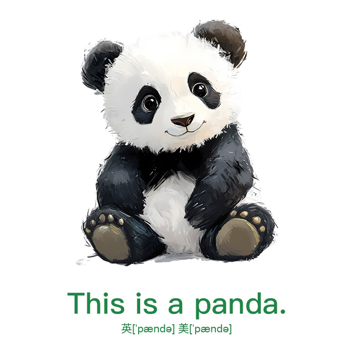 This is a panda